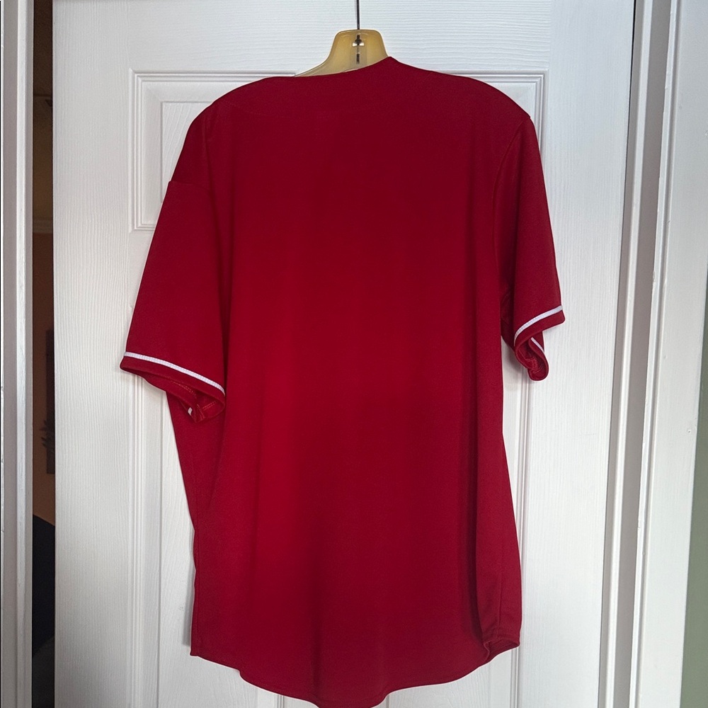 Majestic Red Texas Rangers Team Jersey - Picture 5 of 5
